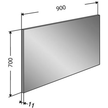 Crédence largeur 90 cm - FRANKE